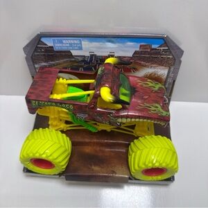 El Toro Loco Monster Truck with Neon Yellow Wheels